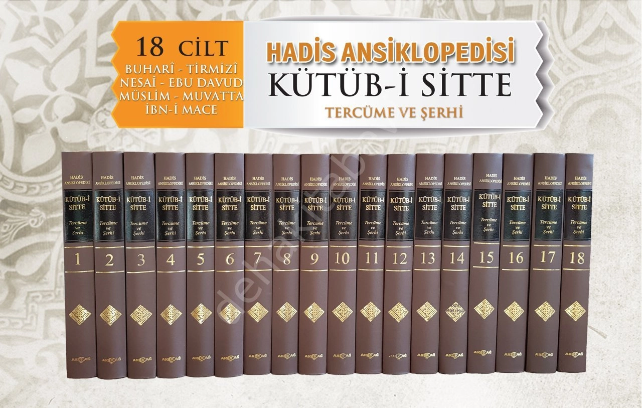 Kütüb-i Sitte 18 Cilt Takım (Büyük Boy), İbrahim Canan