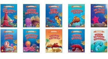 Değerler Okyanusu (Kuşe)(10 Kitap) 1.Sınıf, Damla Yayınevi