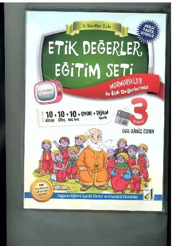 3. Sınıf Etik Değerler Eğitim Seti (10 Kitap + HDS), Damla Yayınevi