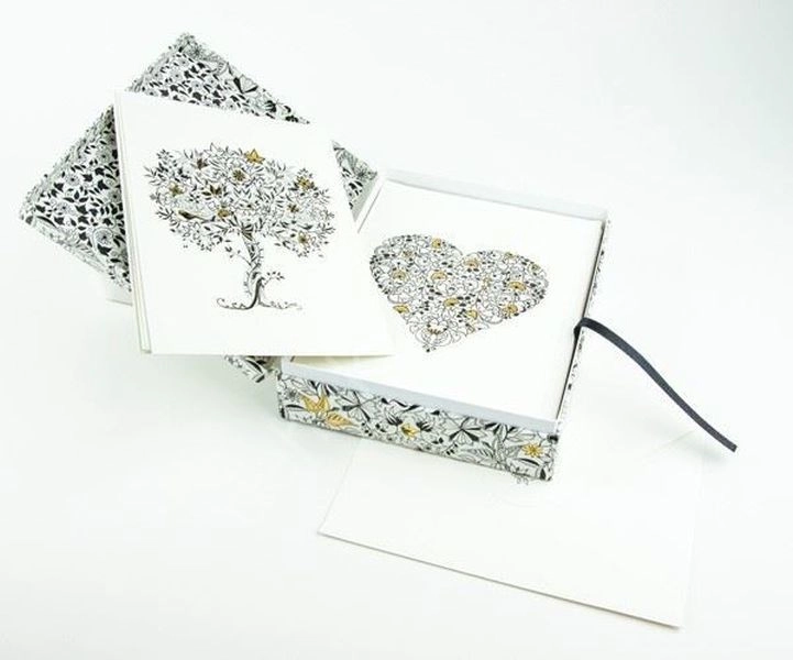 ESRARENGİZ BAHÇE 12 TEBRİK KARTI VE ZARF (KUTULU)