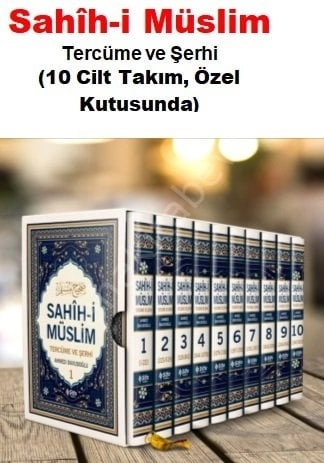 Sahîh-i Müslim Tercüme ve Şerhi, 10 Cilt Takım, Ahmed Davudoğlu