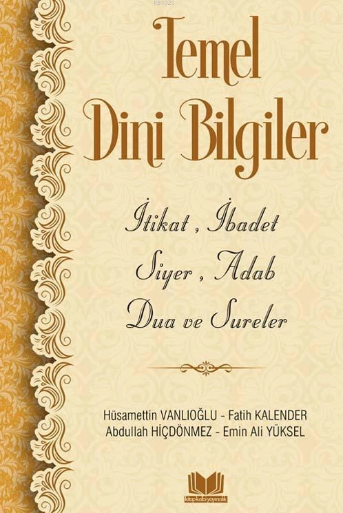 Temel Dini Bilgiler K.Kapak, F.Kalender-H.Vanlıoğlu