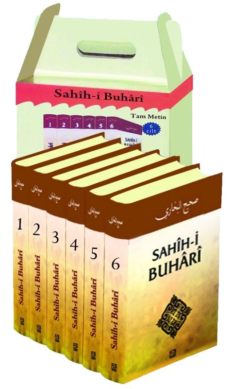 Sahih-i Buhari (Tam Metin) 6 cilt, Şamua Kağıt, Karınca & Polen