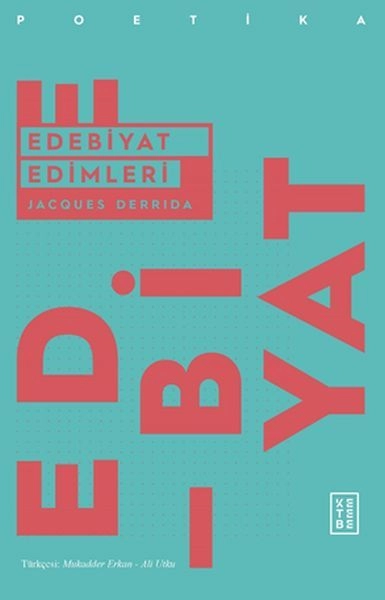 Edebiyat Edimleri, Jacques Derrida