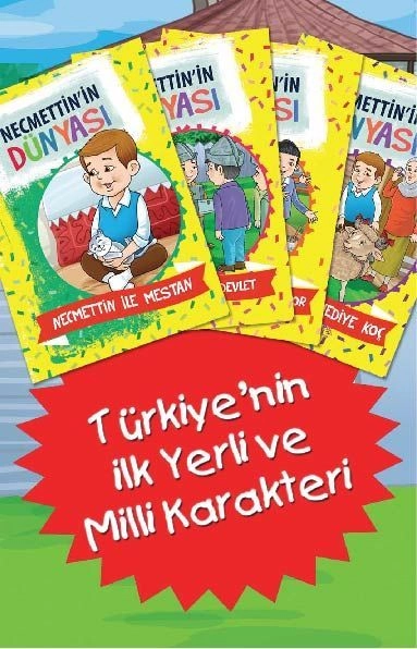 Necmettin’İn Dünyası Serisi (4 Hikaye 1 Boyama 5 Kitap Set)