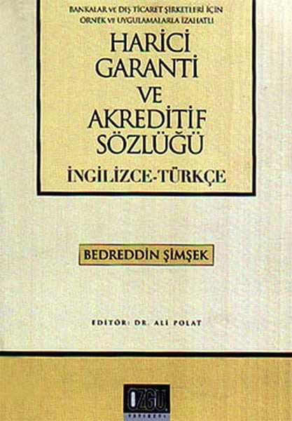 Harici Garanti ve Akreditif Sözlüğü (İngilizce - Türkçe)