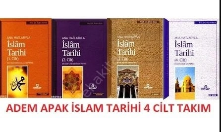 Anahatlarıyla İslam Tarihi 1, 2, 3, 4 (takım) Adem Apak