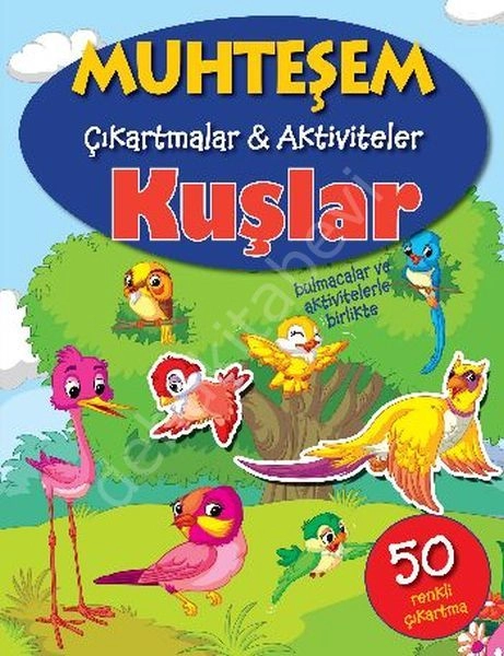 Kuşlar  - Muhteşem Çıkartmalar, Parıltı Yayıncılık