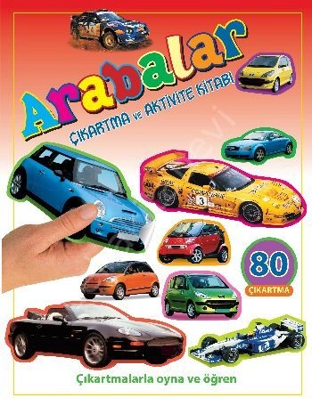 Arabalar - Çıkartma Aktivite Kitabı, Parıltı Yayıncılık