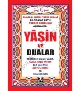 Yasin ve Dualar (Cep boy) Türkçe Okunuşlu ve Mealli, Mercan Kitap