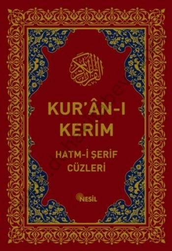 NESİL Kuranı Kerim Hatm-i Şerif Cüzleri (Kutulu)