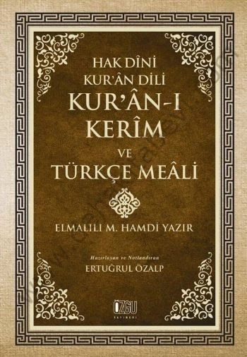 Hak Dini Kuran Dili Kuranı Kerim ve Türkçe Meali Küçük Boy Metinsiz