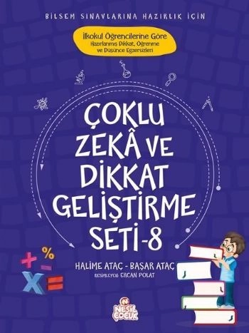 Çoklu Zeka Ve Dikkat Geliştirme Seti-8, Halime Ataç - Başar Ataç