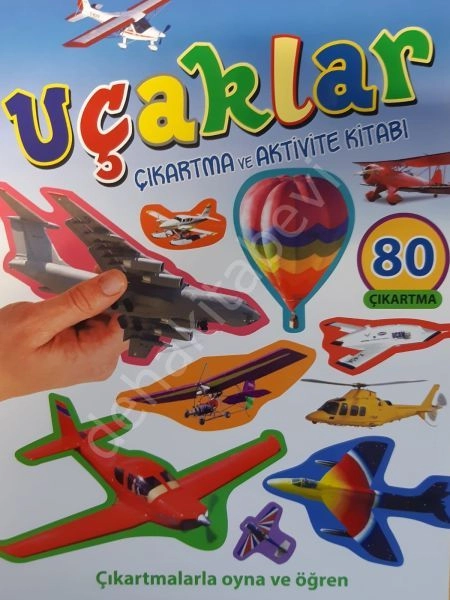 Uçaklar - Çıkartma Aktivite Kitabı, Parıltı Yayıncılık