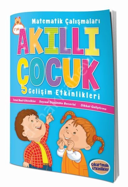 Akıllı Çocuk Gelişim Etkinlikleri Matematik Çalışmaları 3+ Yaş