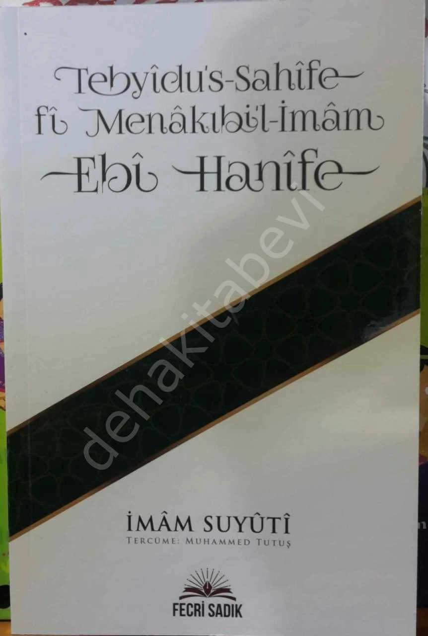 Tebyidus Sahife-fi Menakıbil-İmam Ebi Hanife, Fecri Sadık Yayınları