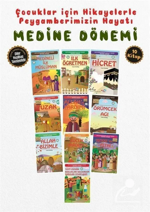 Çocuklar İçin Peygamberimizin Hayatı Medine Dönemi Seti (10 Kitap Takım), Cuma Karakoç