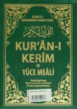 Bilgisayar Hatlı Kuranı Kerim ve Yüce Meali (Çanta Boy Kılıflı Kod:147, Seda Yayınları