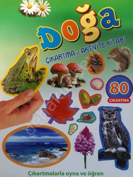 Doğa - Çıkartma Aktivite Kitabı, Parıltı Yayıncılık