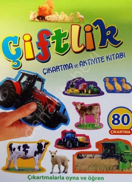 Çiftlik - Çıkartma Aktivite Kitabı, Parıltı Yayıncılık