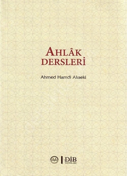Ahlak Dersleri, Ahmed Hamdi Akseki, Karton Kapak