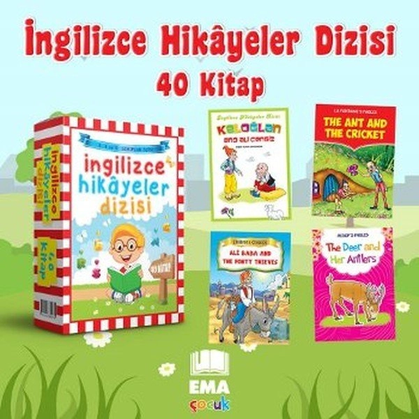 İngilizce Hikayeler Dizisi (3, 4 Ve 5. Sınıflar İçin 40 Kitap Set)