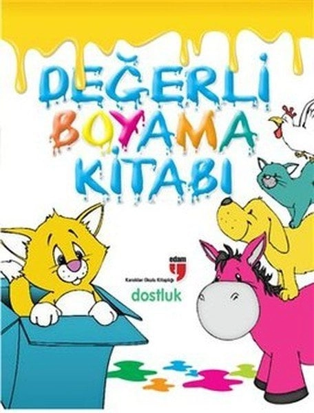 DEĞERLİ BOYAMA KİTABI-DOSTLUK