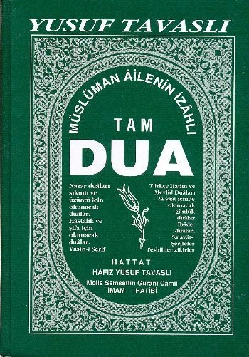 Tam Dua Kitabı (Ciltli) (B26), Yusuf Tavaslı