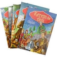 Kerem ile Aslı Dizisi (5 Kitap Takım), Sara Gürbüz Özeren, Damla Yayınevi