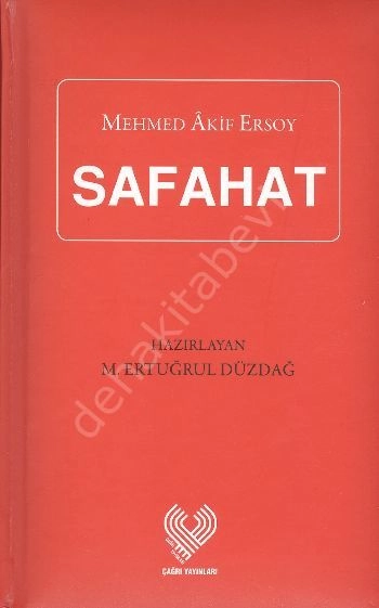 Safahat Şamua Kağıt Ciltli Küçük Boy , Çağrı Yayınları
