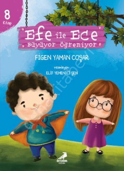 Efe ile Ece Büyüyor Öğreniyor Seti 8 Kitap, Erdem Çocuk