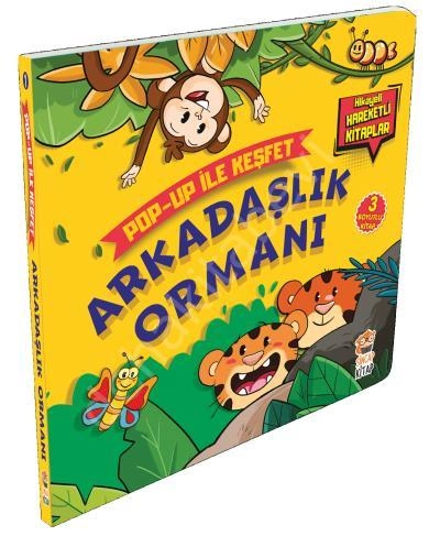 Arkadaşlık Ormanı-Pop Up ile Keşfet, Sincap Kitap