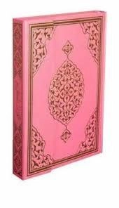 Merve Kuranı Kerim Pembe Renkli Rahle Boy